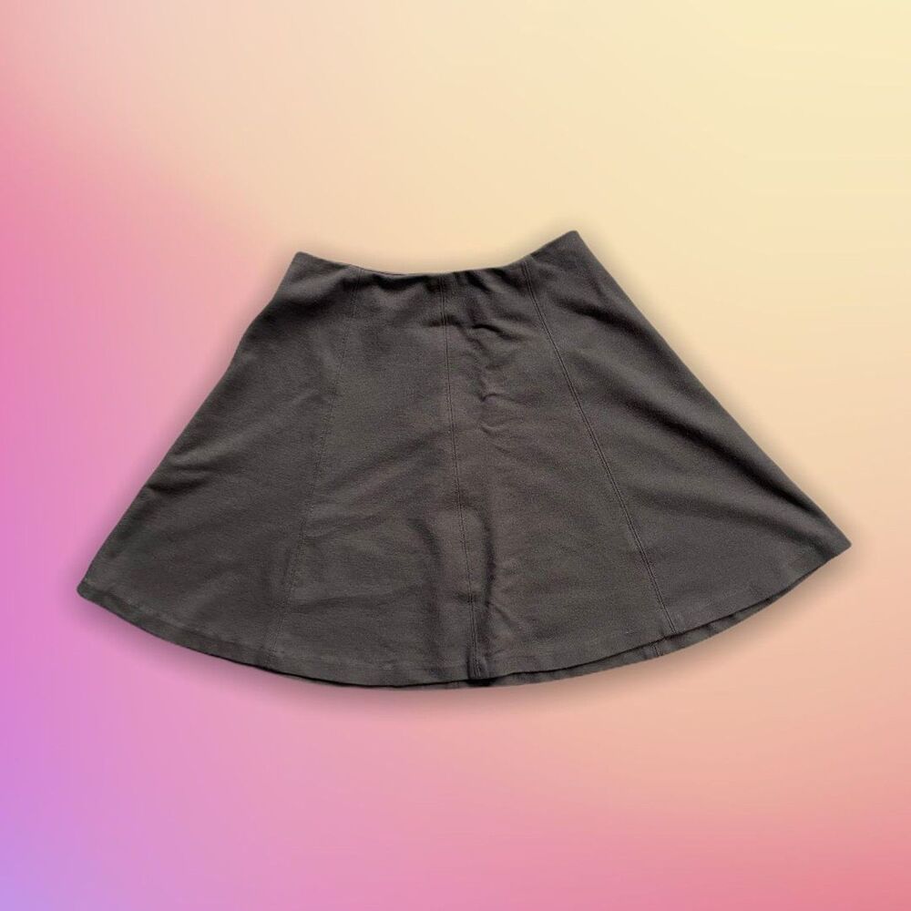 ModCloth HAVE Black A-Line Mini Skirt Size Small Retro Workwear Minimalist